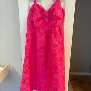 Lilly Pulitzer Pink Spaghetti Strap Cocktail Dress